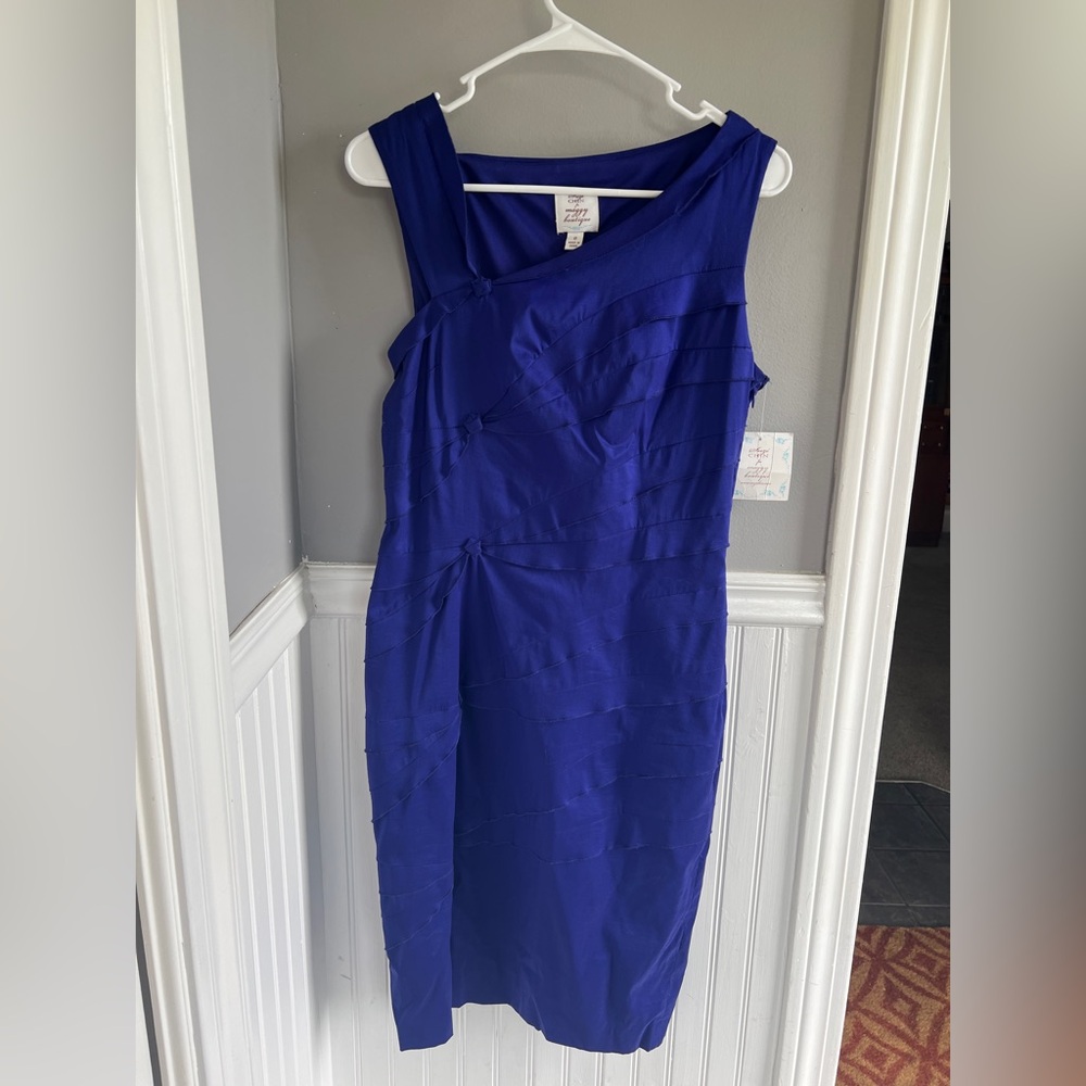 Body on Blue Dress